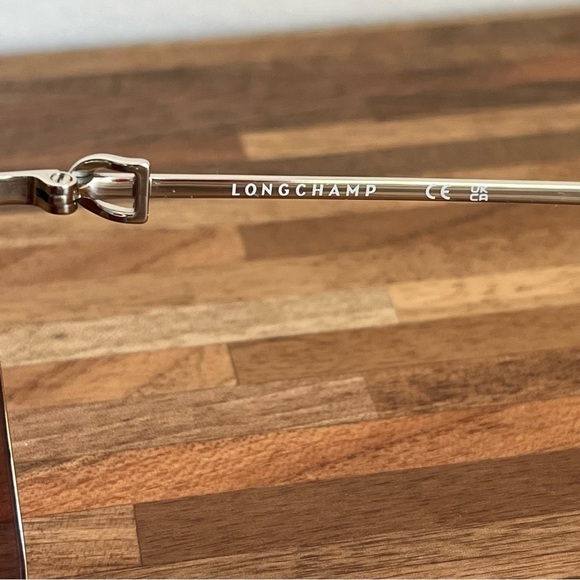 NWT Longchamp Cateye Sunglasses with case Midnight shimmer trim - Picture 9 of 10